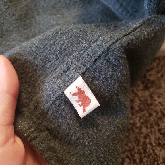 Men's XXL Dakota Grizzly 100% Cotton Flannel Deep Sage Green Button-Up Shirt - Picture 4 of 12